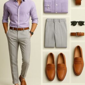 as combo Lavender & grey