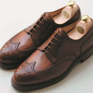 classic Brown Brogue Oxford Shoe