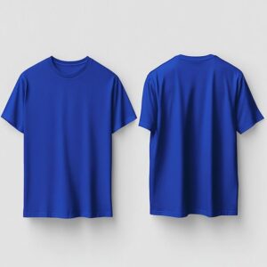 simple blue t-shirt