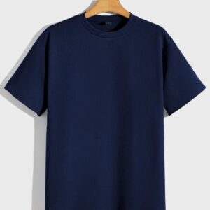 Plain navy blue t-shirt